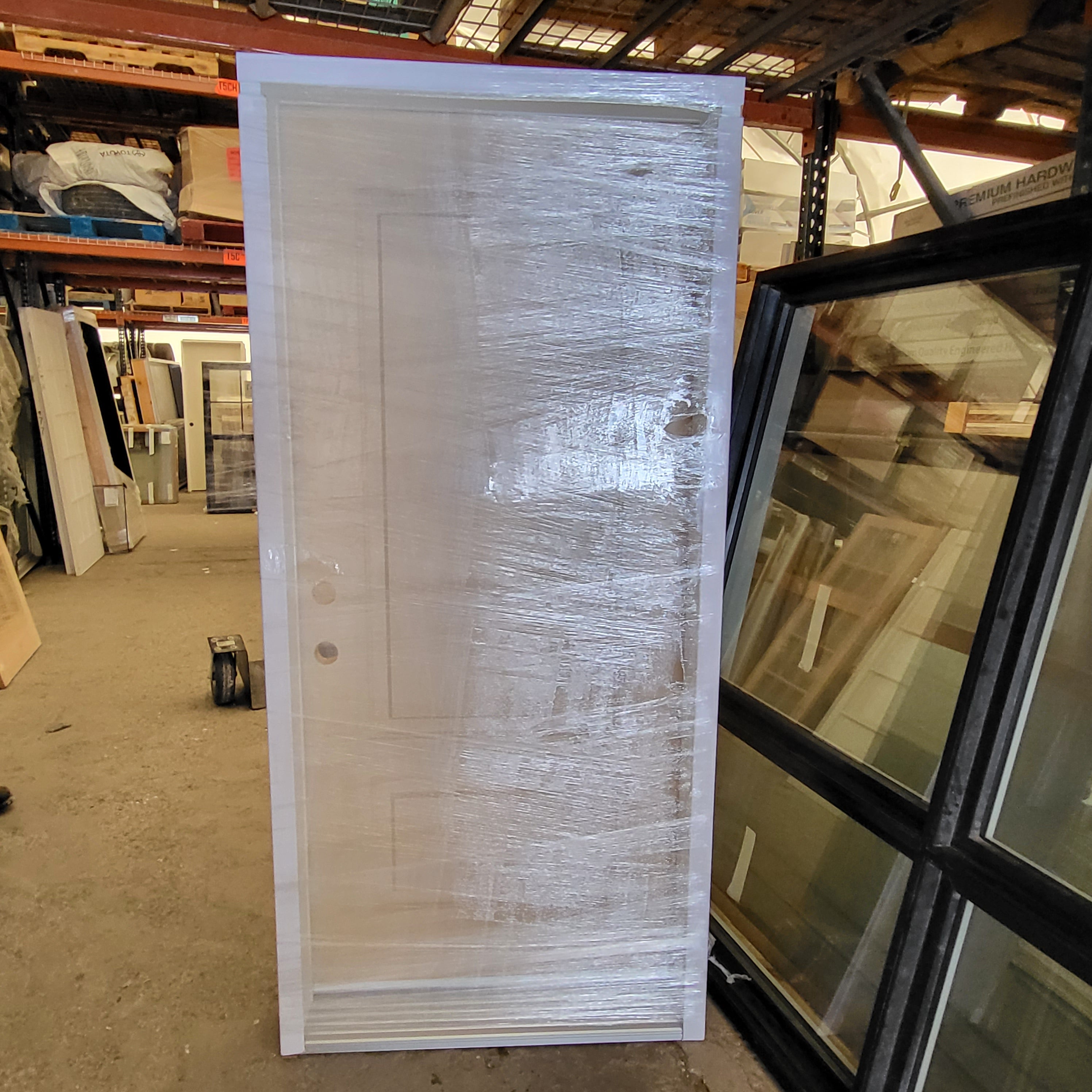 Porte pleine beige - 38" x 82"3/4