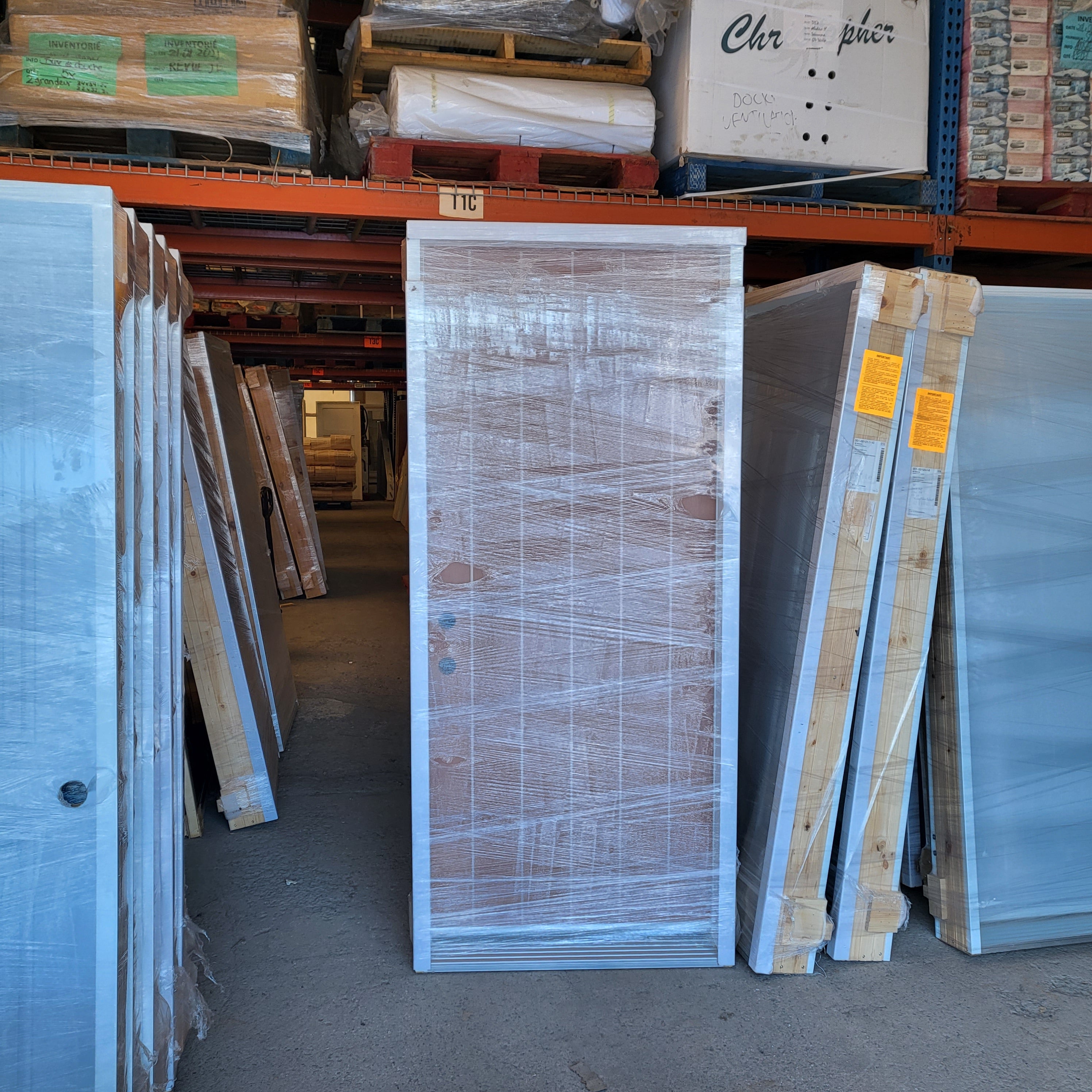 Porte pleine saumon - 38" x 87"3/4