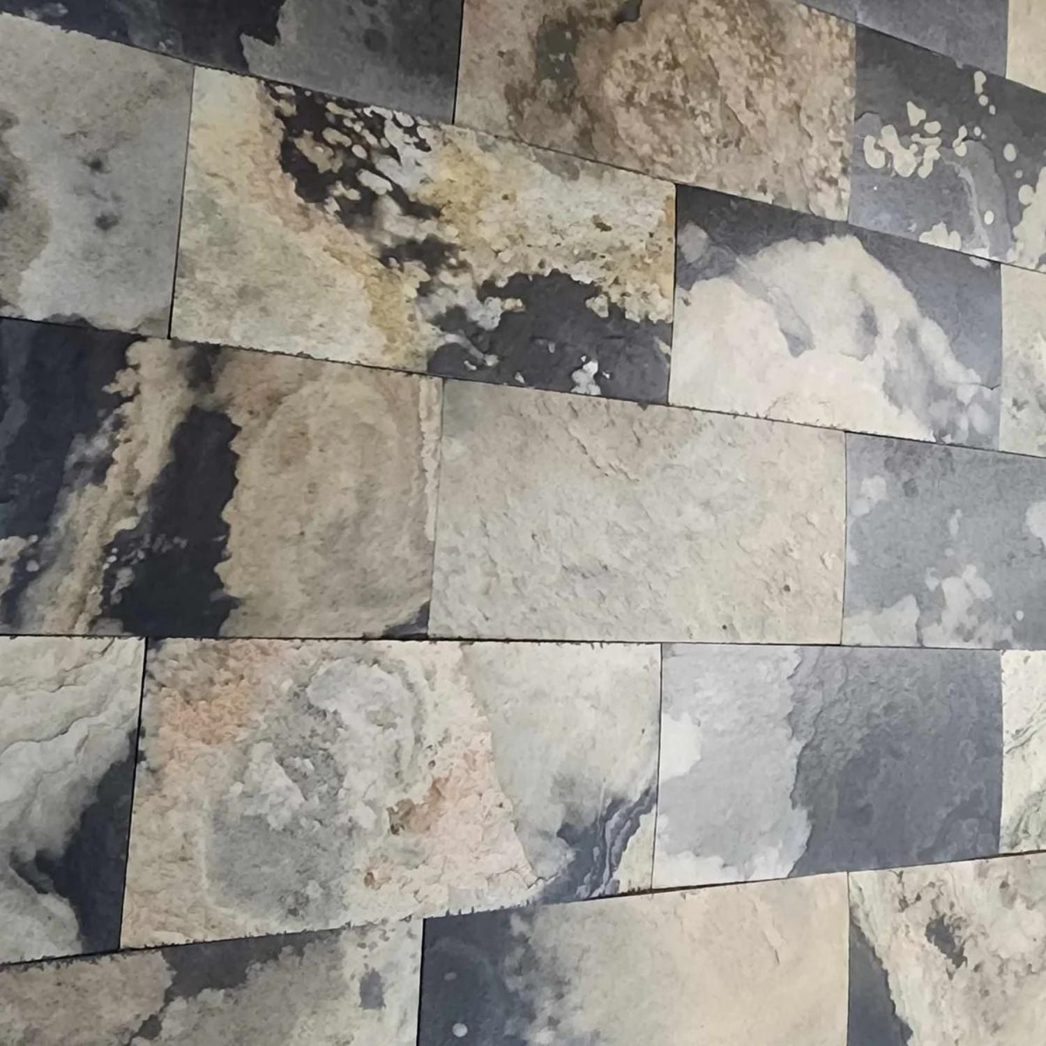 Carreaux muraux en ardoise - rustique