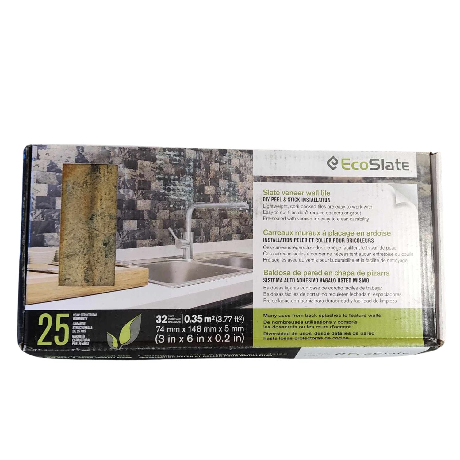 Carreaux muraux en ardoise - burning forest