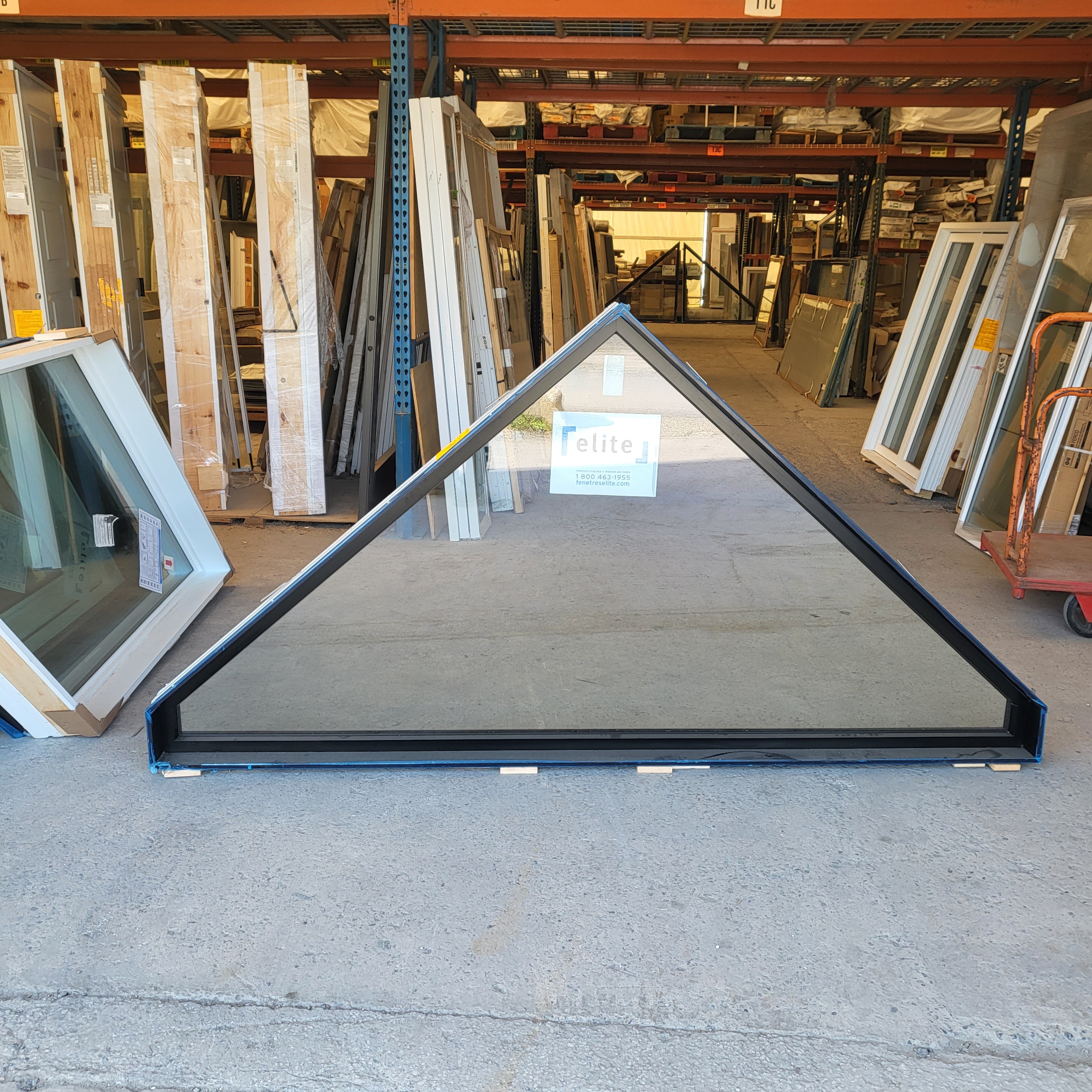 Fenêtre fixe noire - 94"1/2 x 49"