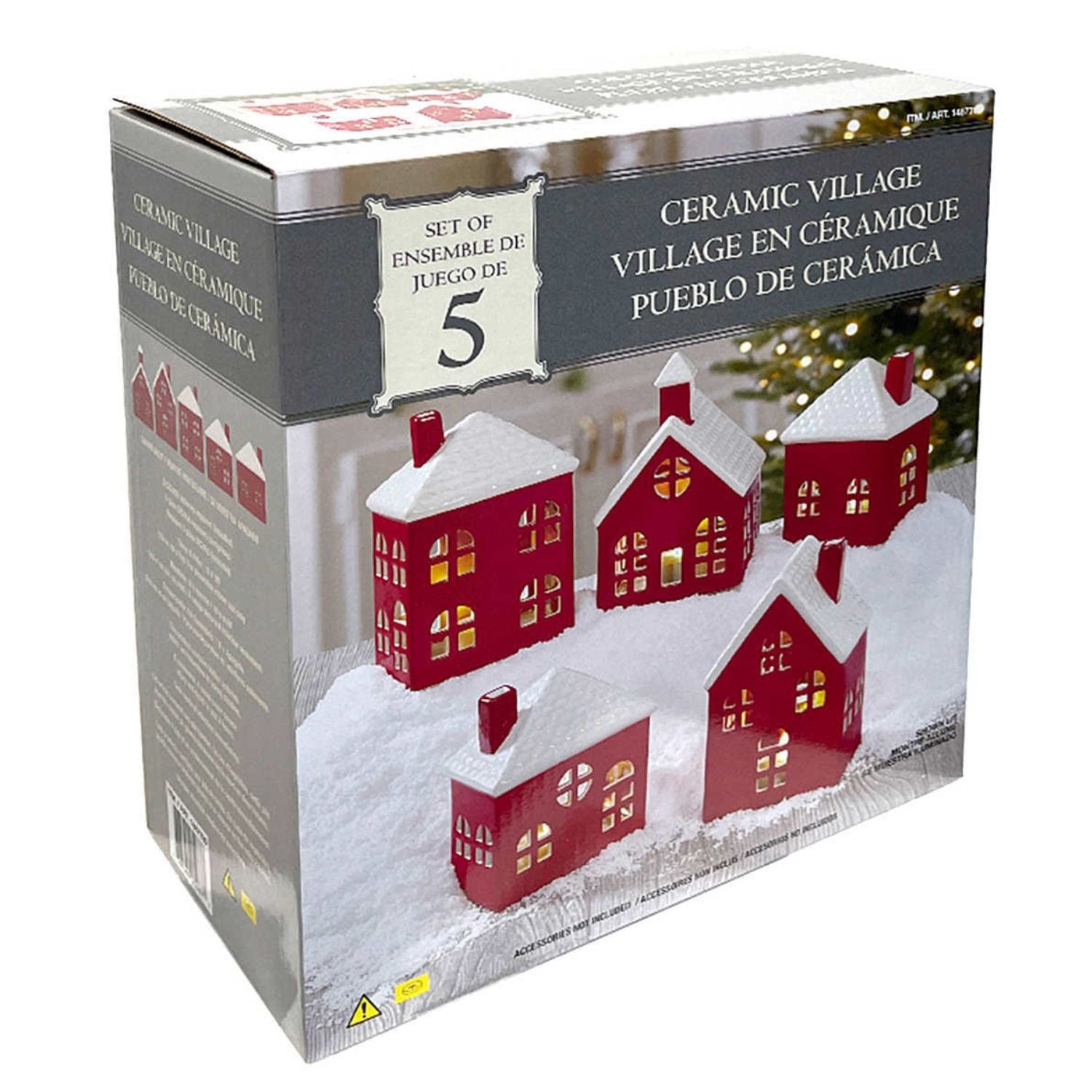 Village en céramique 5 pcs