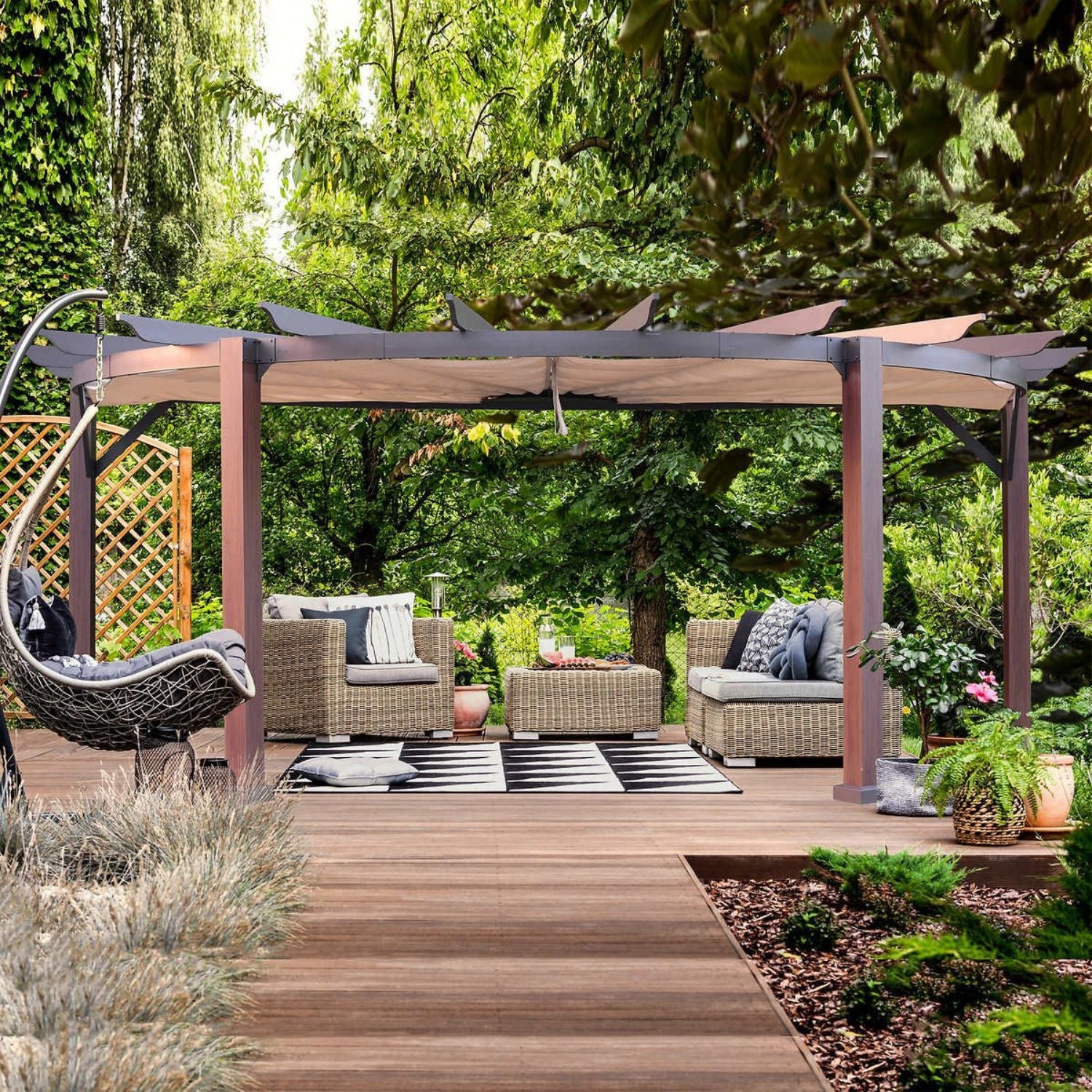 Iris Pergola incurvée 10''X20''