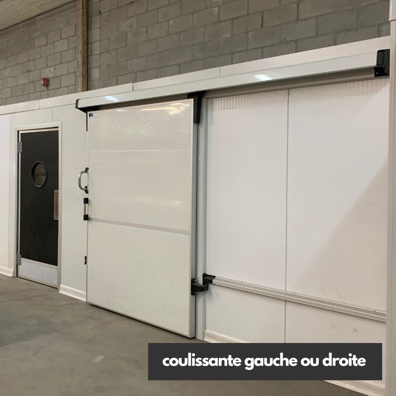 Porte Type Coulissante Réfrigérateur + Cadre 59 x 87 Gauche