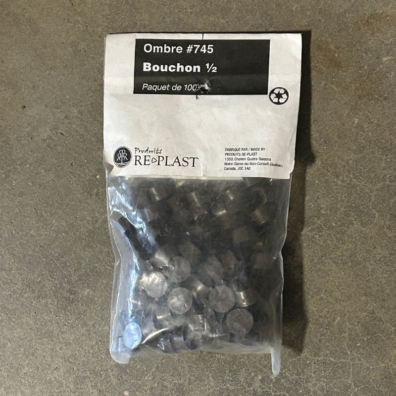 Replast Bouchon 1/2'' Noyer Paquet de 100