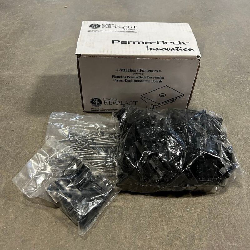 Replast Quincaillerie (120 clip T, 15 clip L, vis incluse)