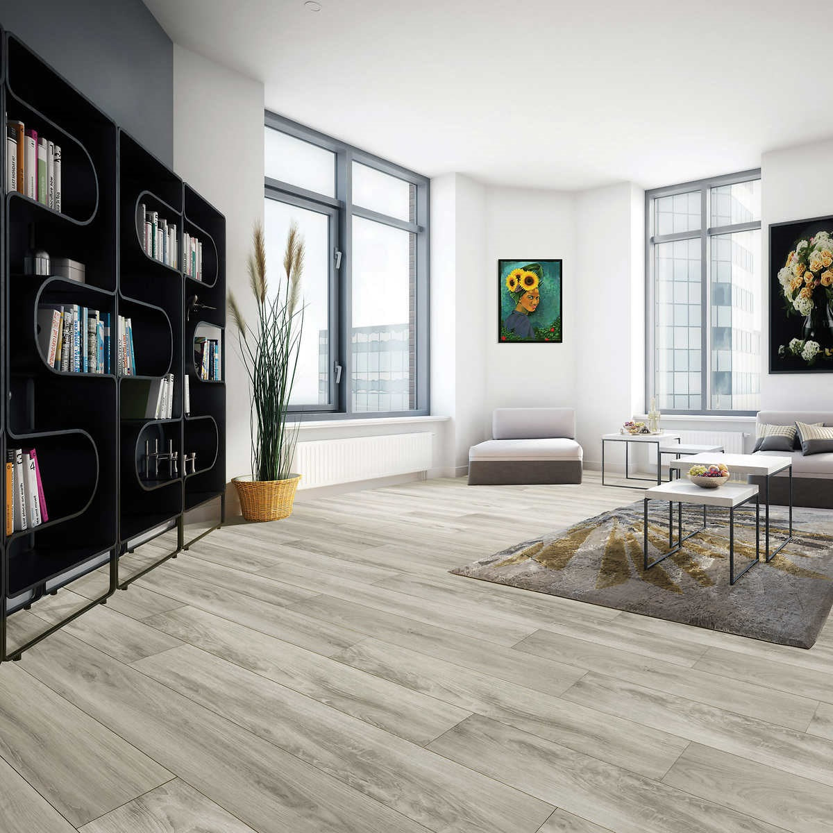 Plancher de vinyle Chêne Brume de Londres 7,1''
