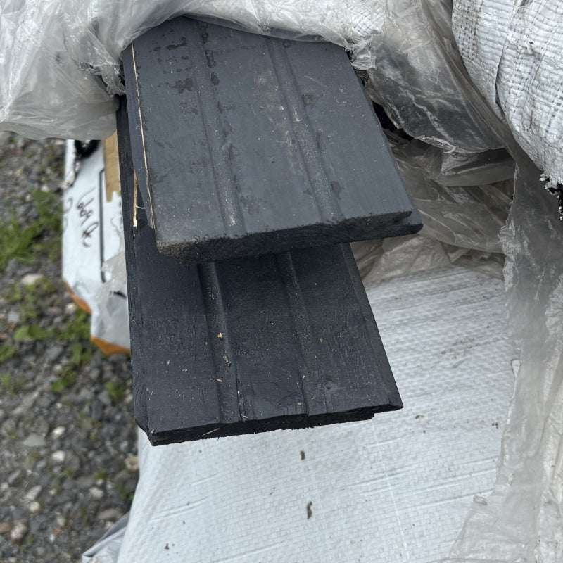 Revêtement Extérieur en Bois V-joint Noir