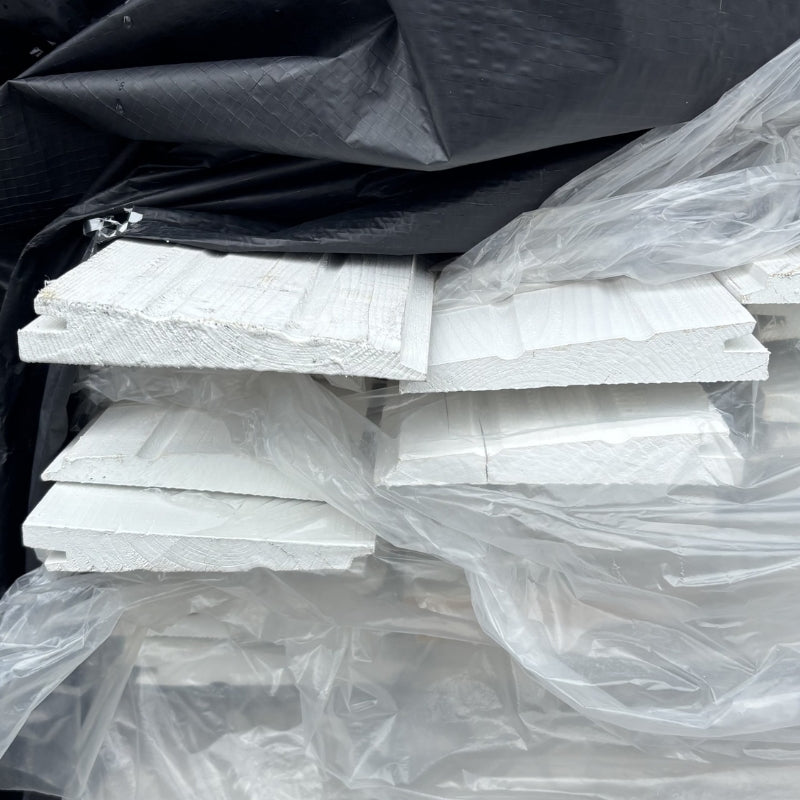 Revêtement Extérieur en Bois Déclin Blanc