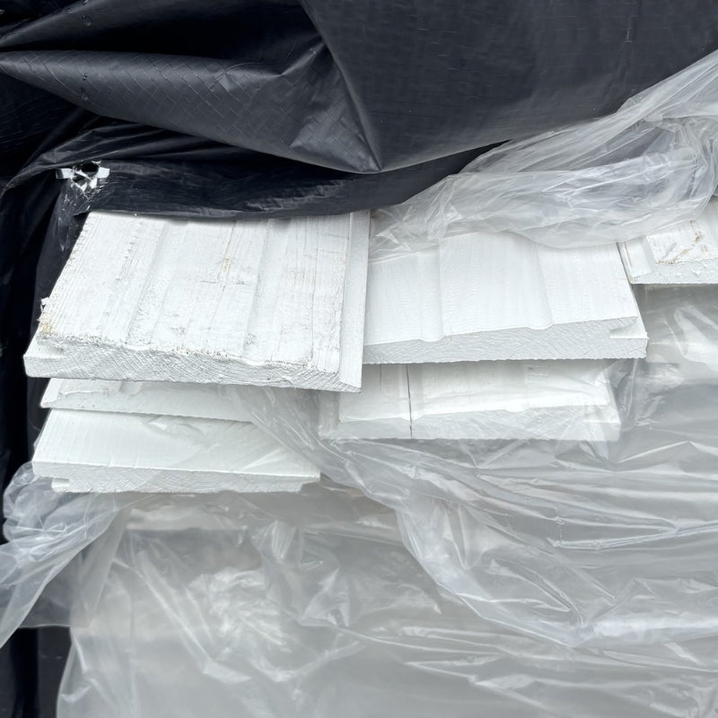 Revêtement Extérieur en Bois Déclin Blanc