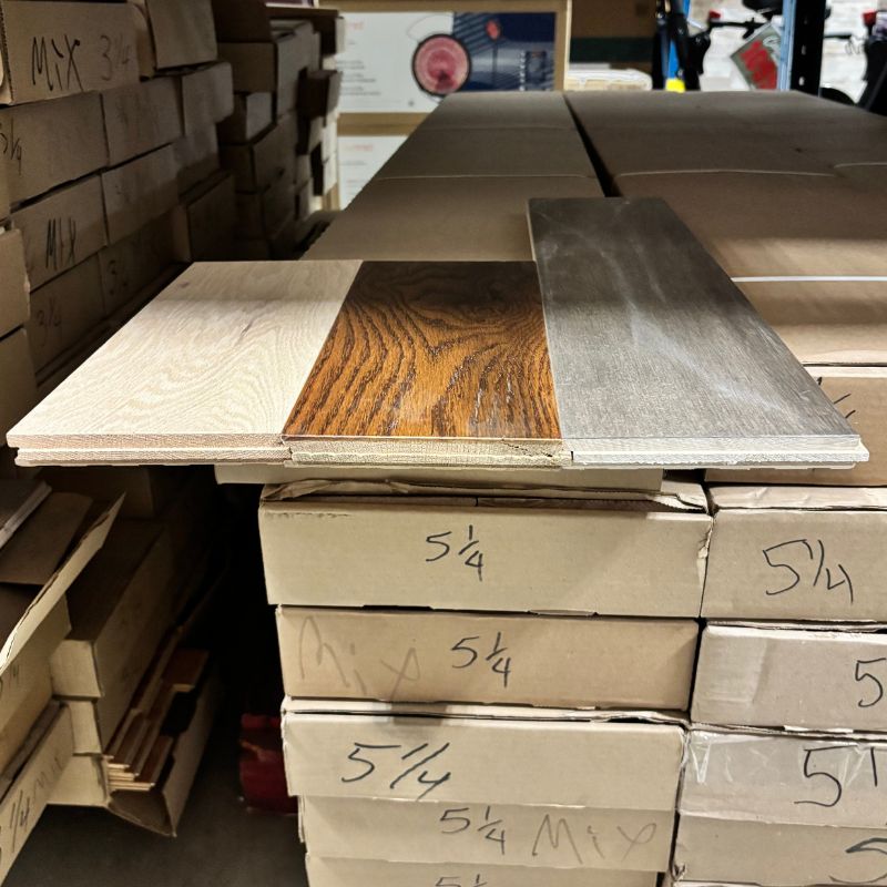 Plancher bois francs méli-mélo - 5¼"