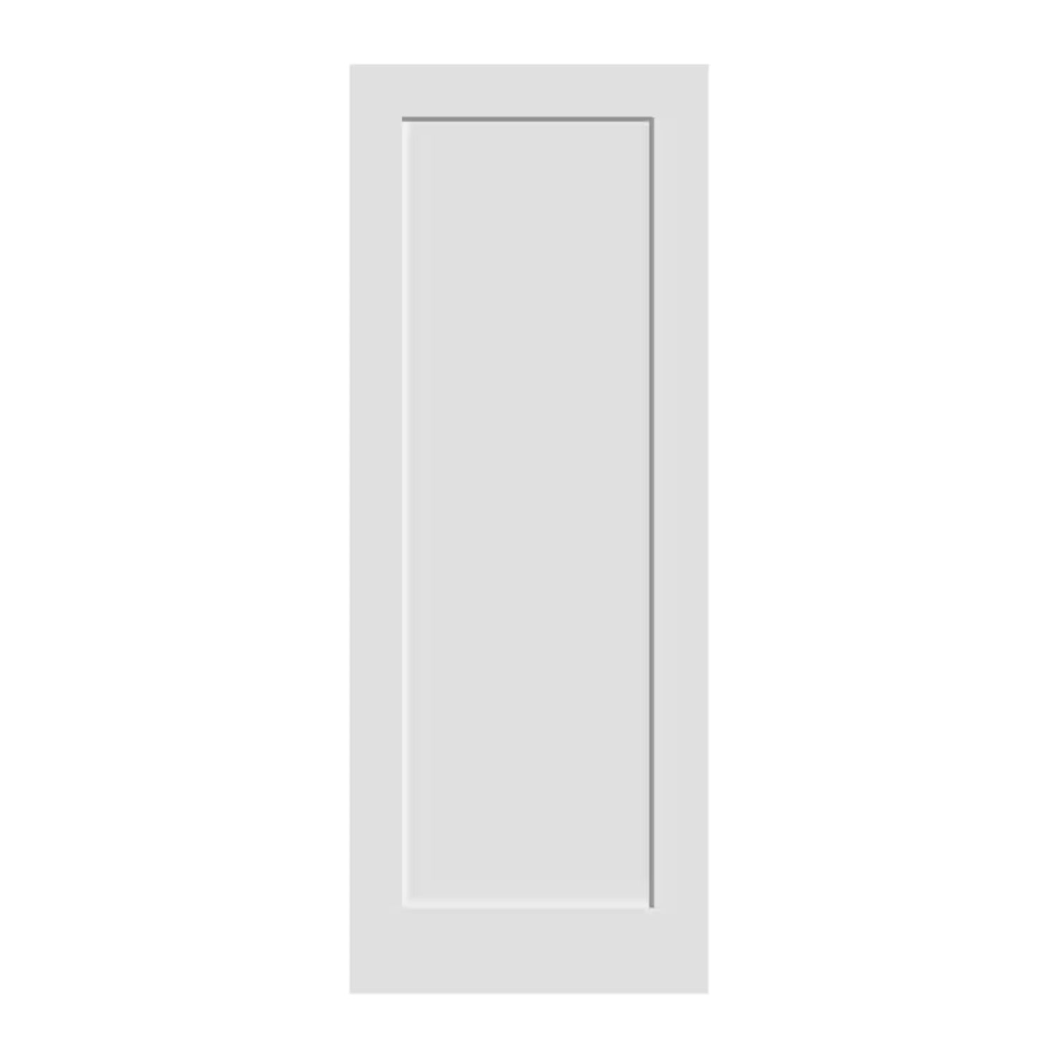 Porte Intérieure MDF 24 x 80 Vitre Givrée