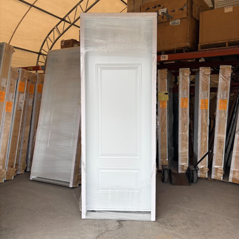 Porte pleine blanche - 36" x 98"3/4