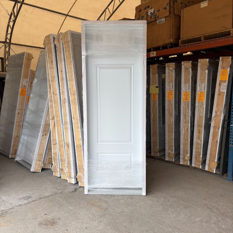 Porte pleine blanche - 38" x 99"