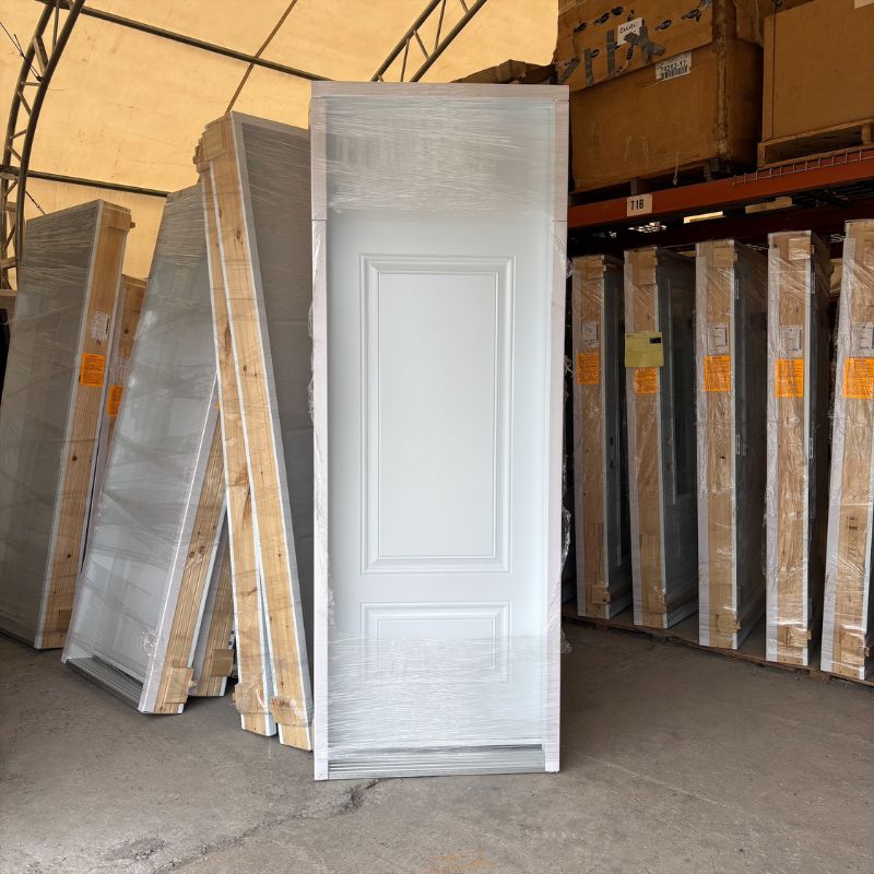 Porte Pleine Blanche 36 x 99