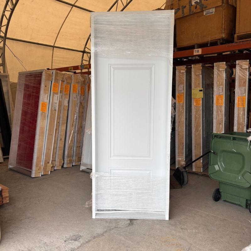 Porte pleine blanche - 38" x 98"3/4