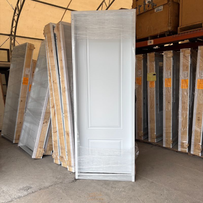 Porte pleine blanche - 36" x 99"