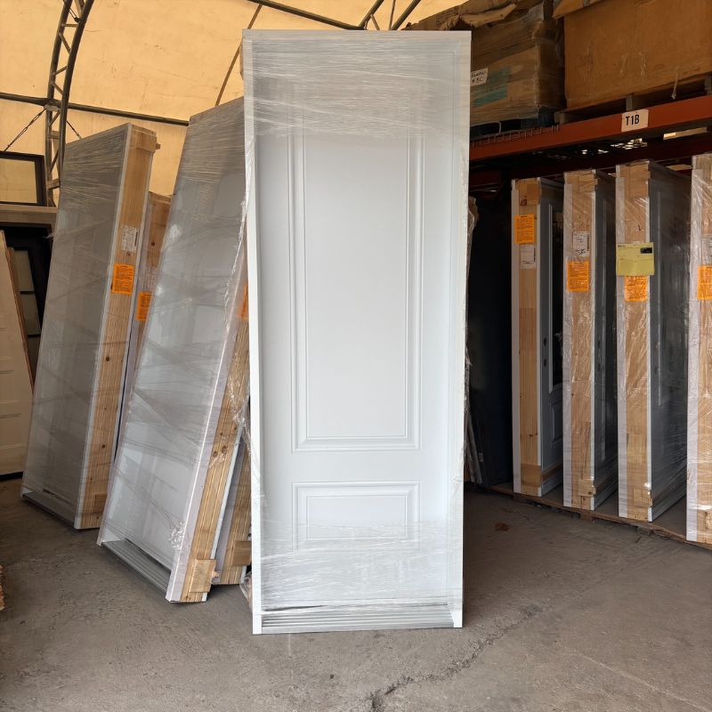 Porte pleine blanche - 36" x 99"