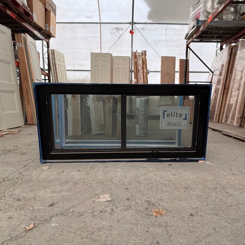 Fenêtre noire coulissante 59 1/16 x 27 9/16