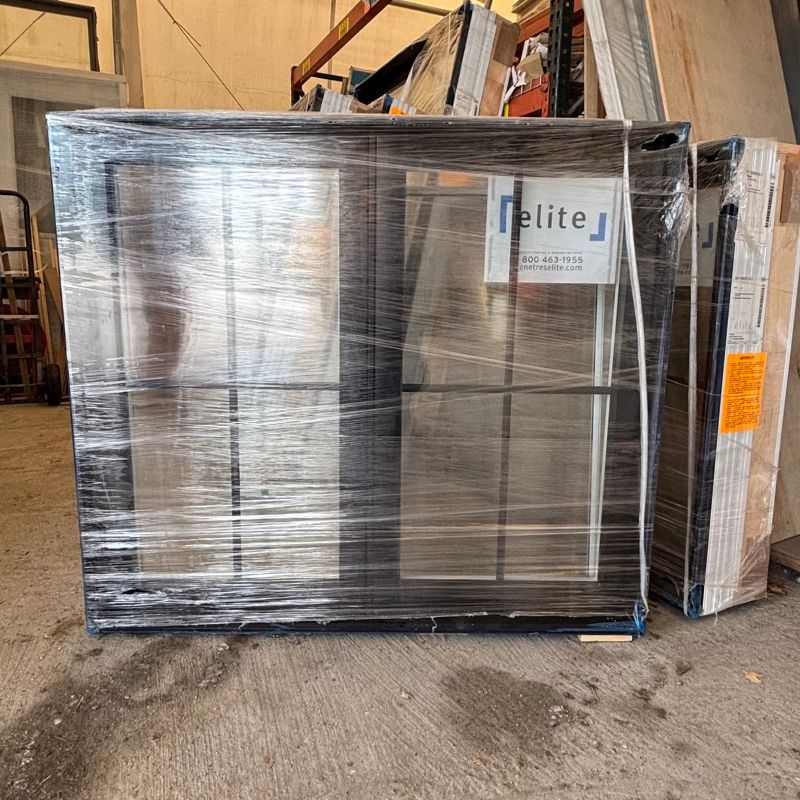 Fenêtre noire battante Hybride -48 x 42