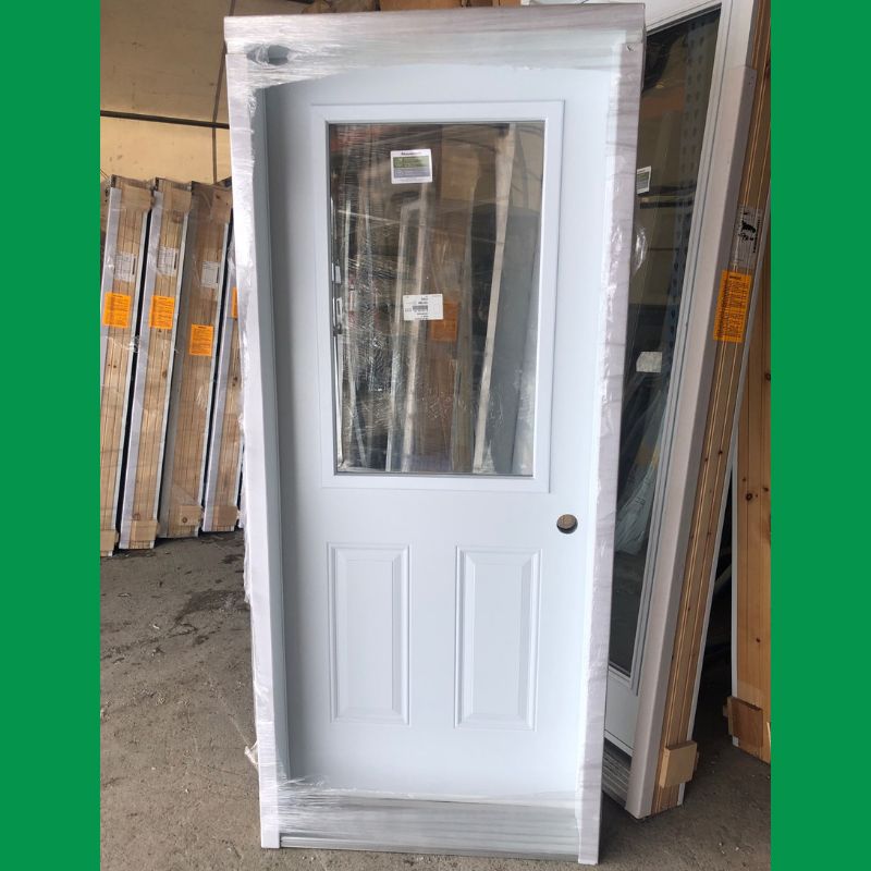 Porte extérieure blanche clair - 36" x 82"3/4