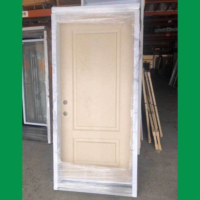 Porte extérieure beige - 38" x 82"3/4