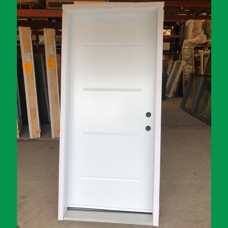 Porte extérieure blanche - 38¼" x 82¾"