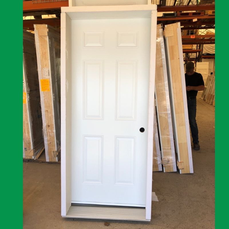 Porte extérieure blanche - 36¼" x 82¾"