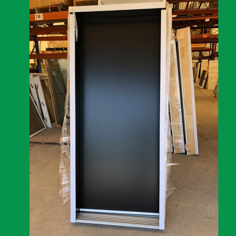 Porte extérieure noire - 36" x 82¾"