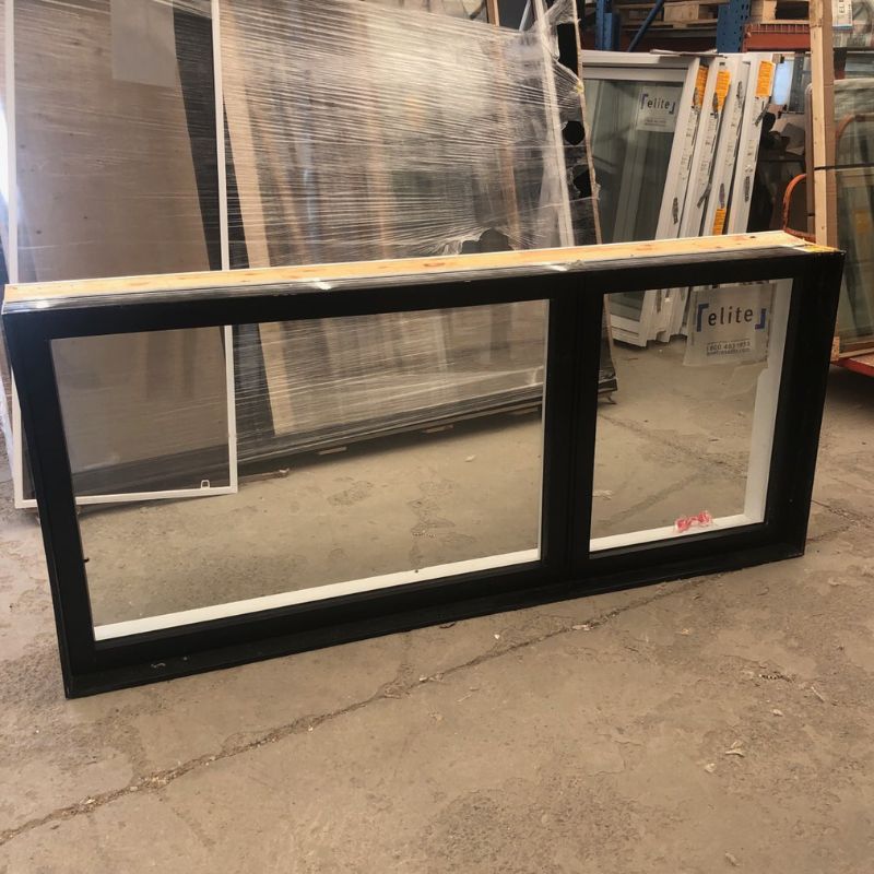 Fenêtre battante noire - 85"5/8 x 36"