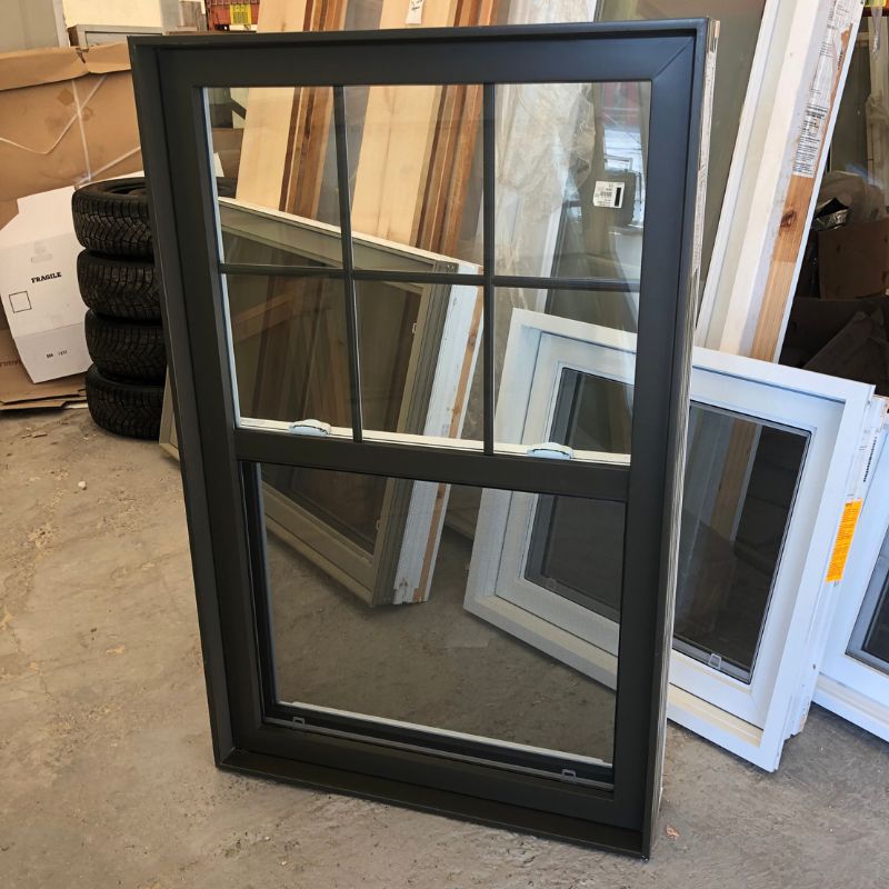 Fenêtre brune - 35¼" x 55"1/8