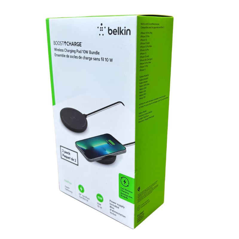 Ensemble de 2 socles de charge sans fil - Belkin