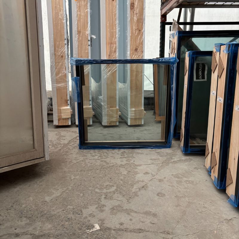 Fenêtre Fixe Noir 31 1/2 X 30 1/4