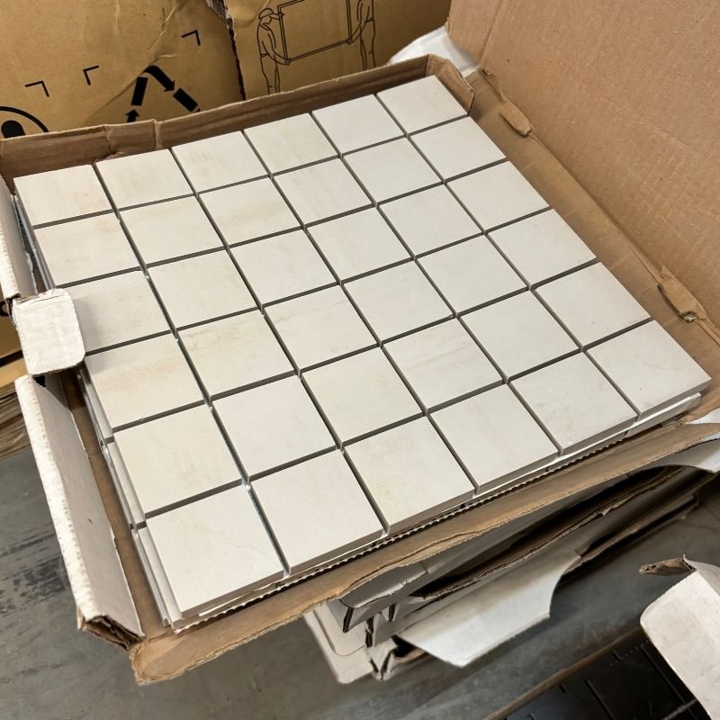 Ceramique Monocibec Modern blanche - 12" x12"