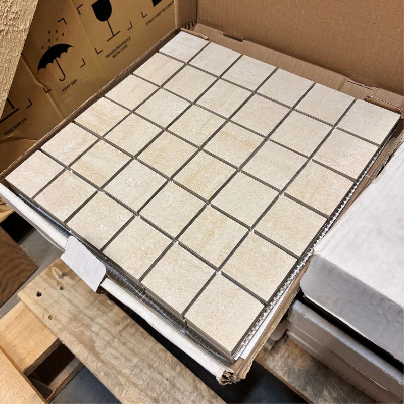 Ceramique Saime Kaleido beige - 12" x 12"