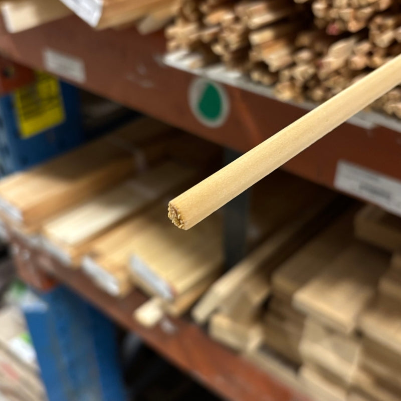 Quart de rond 1/4 x 1/4 x 8' en pin MOUL77