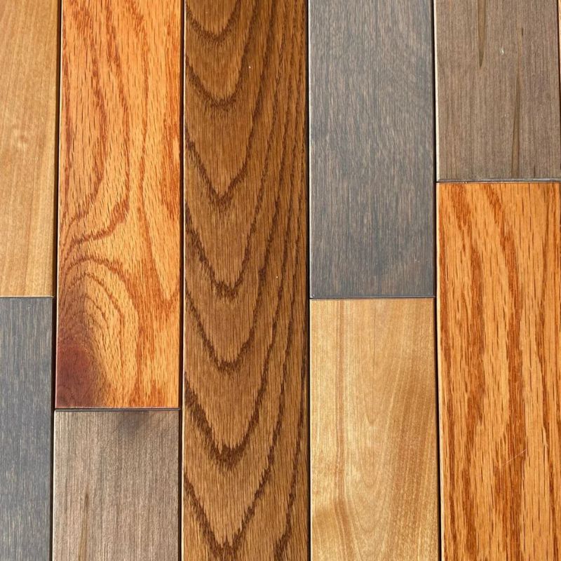 Plancher bois francs méli-mélo 4 1/4