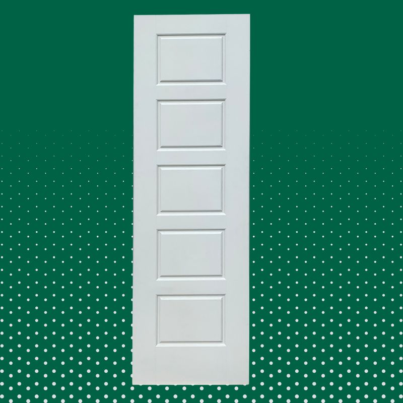 Porte intérieure en MDF 5 panneaux - 22" x 80"