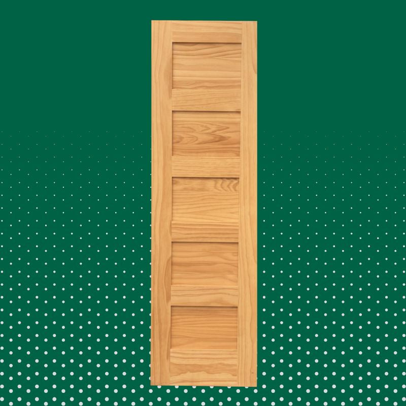 Porte intérieure en pin 5 panneaux - 24" x 80"