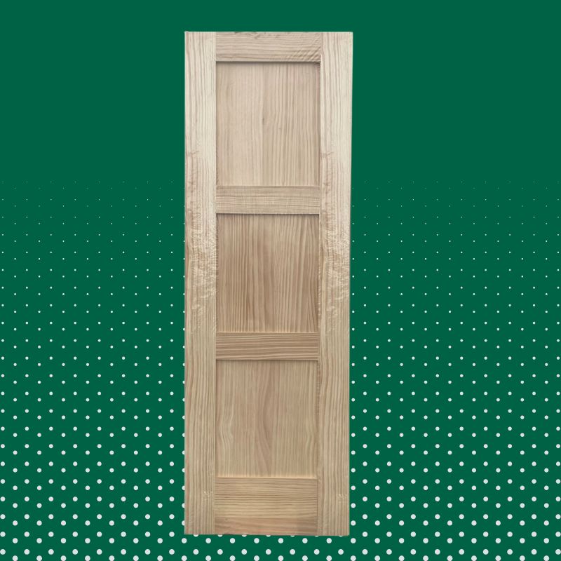 Porte intérieure en pin 3 panneaux - 28" x 80"