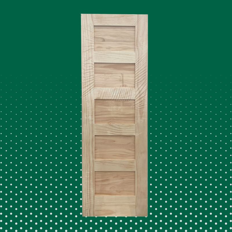 Porte intérieure en pin 5 panneaux - 28" x 80"