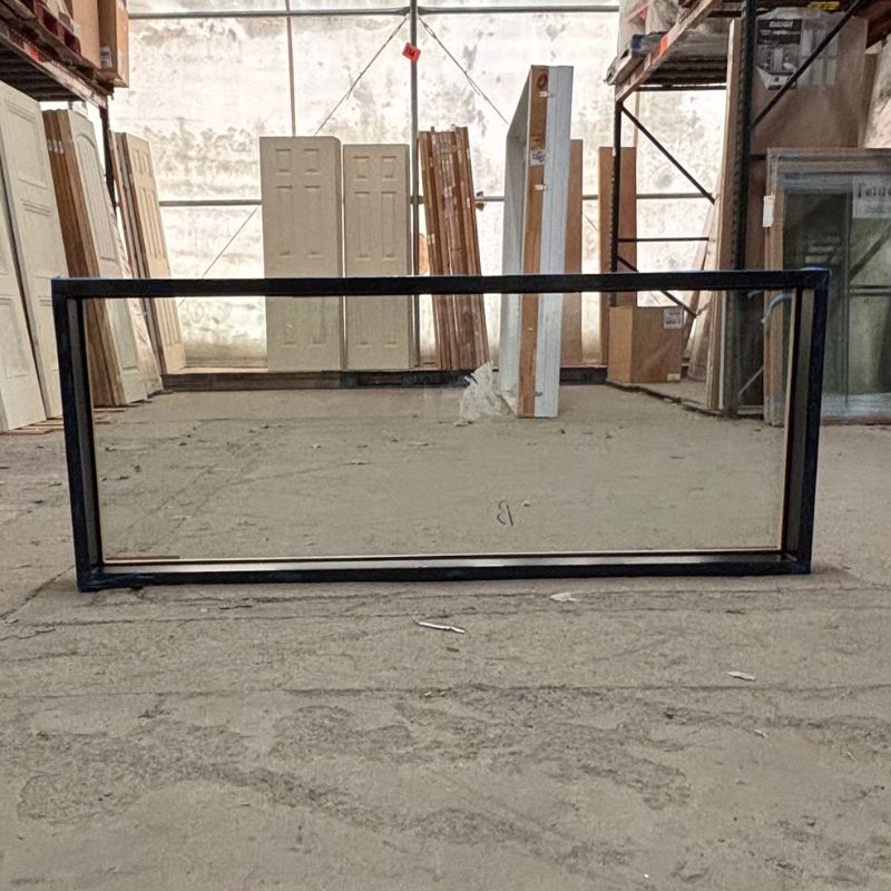 Fenêtre fixe noire - 63 3/16 x 25 1/8