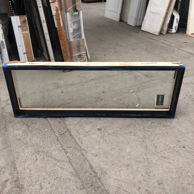 Fenêtre fixe noire 92 3/4 x 13