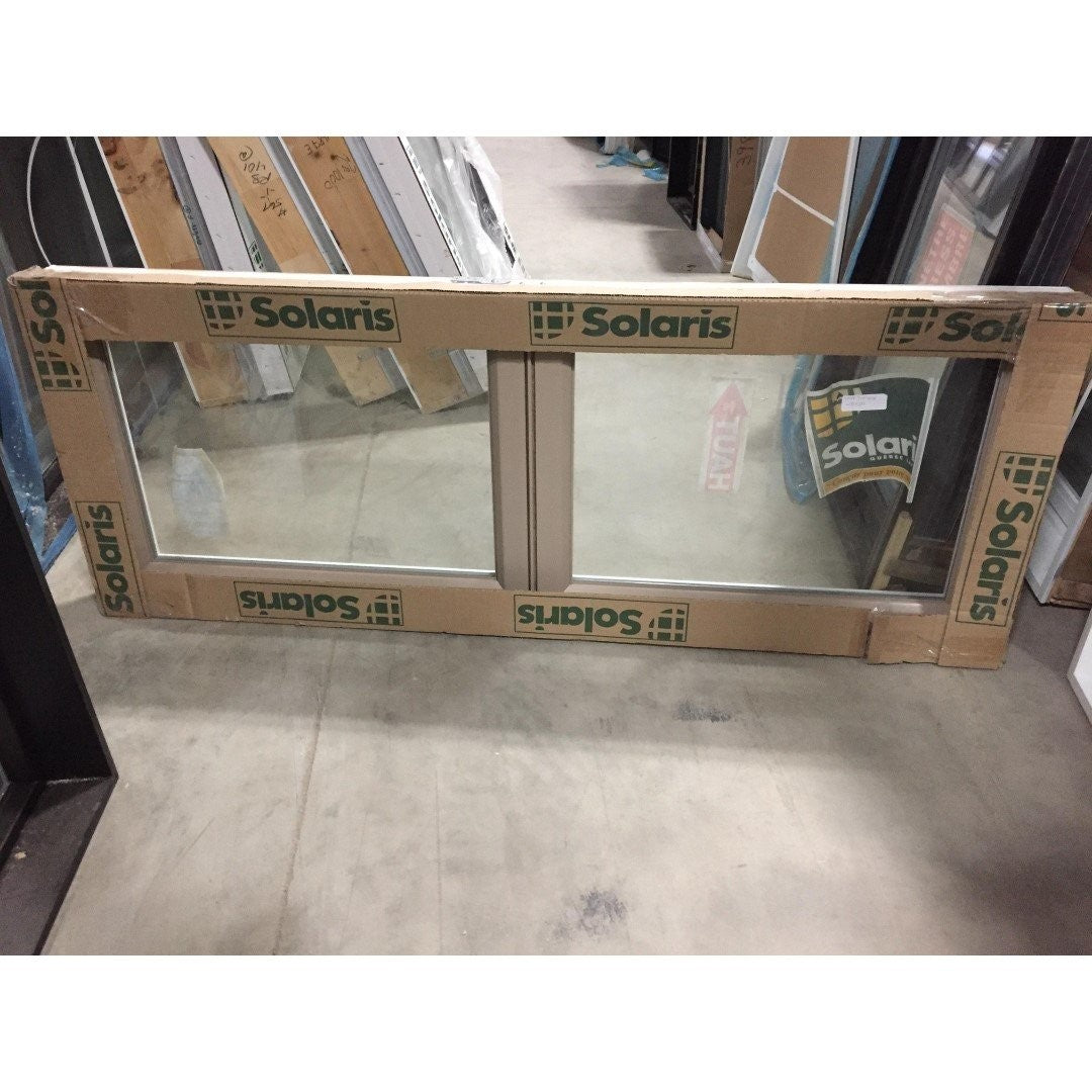 Fenêtre fixe beige - 62"1/2 x 24"