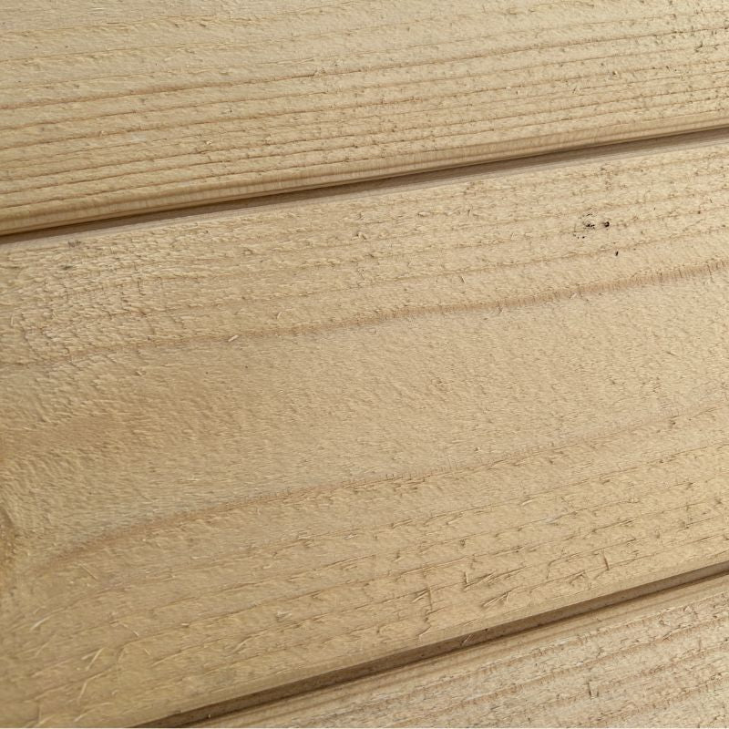 Revêtement extérieur en épinette - v-joint