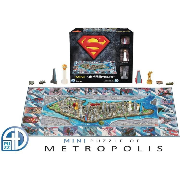 Superman casse-tête 4D Metropolis