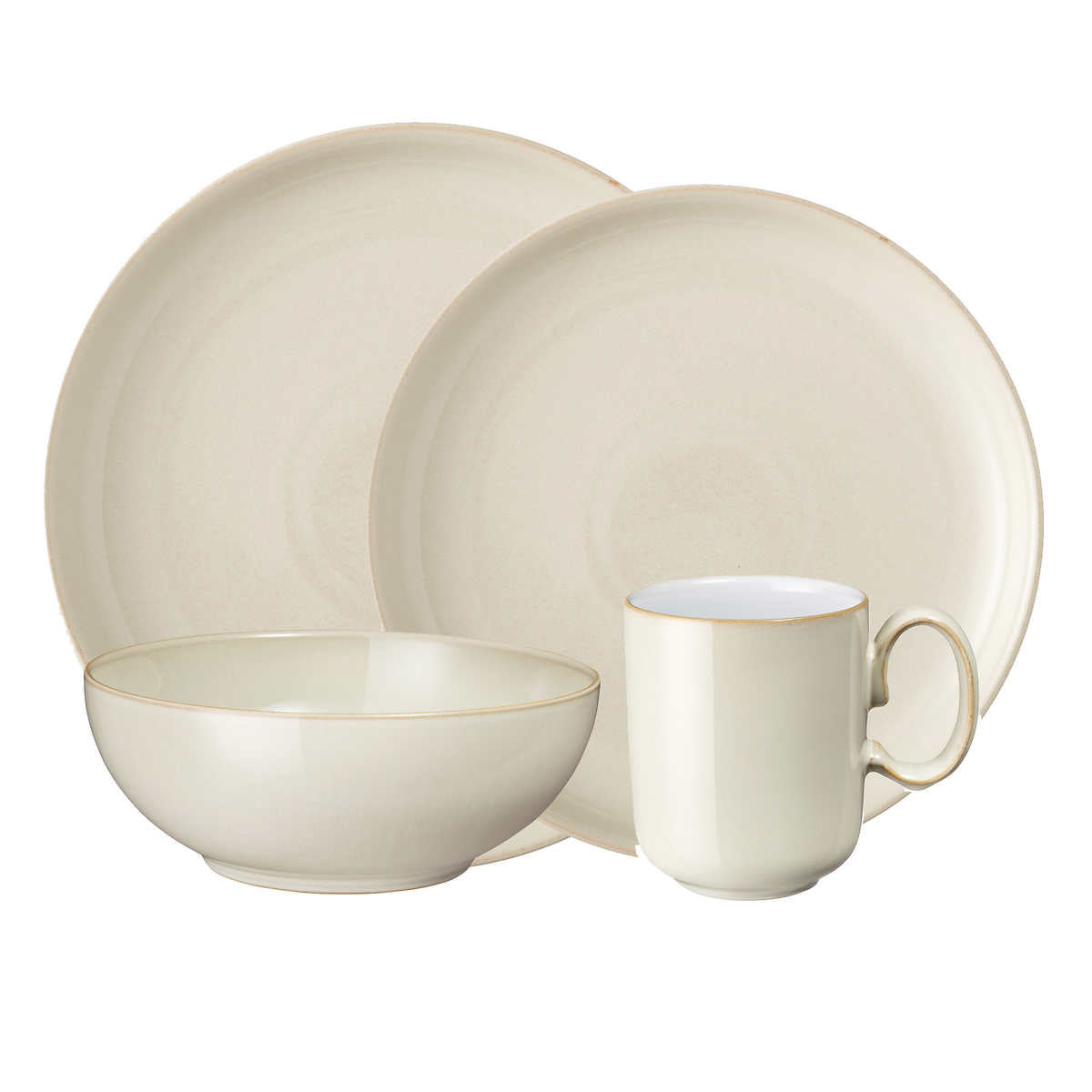 Denby - Service de vaisselle Linen, 16-pièces