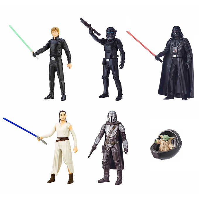 Star Wars 6 Figurines