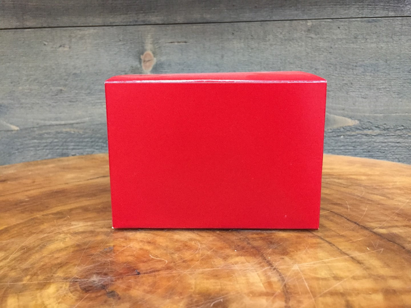 Boîte cadeau 5x5x3 1/2 rouge