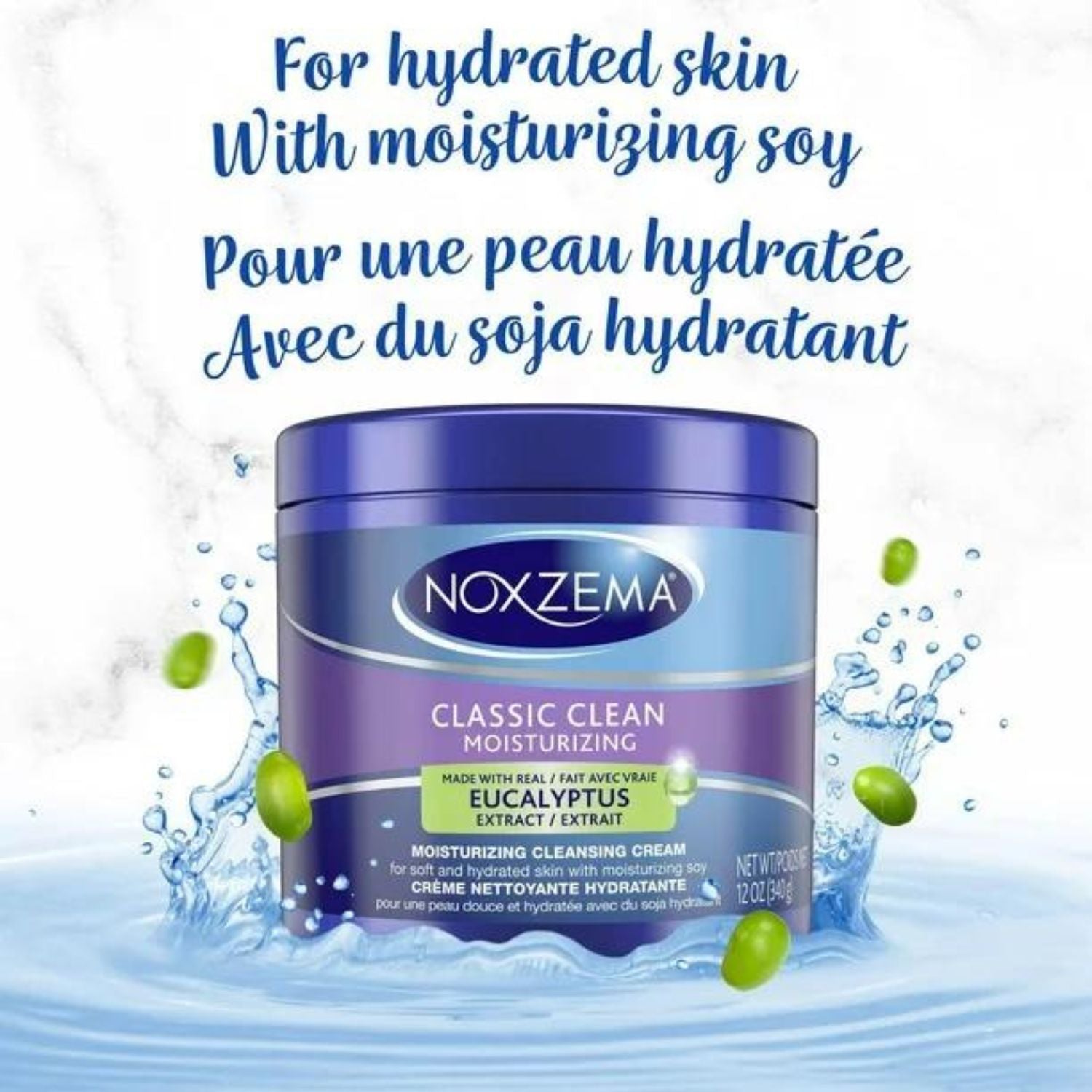 Crème nettoyante hydratante 12oz Noxzema